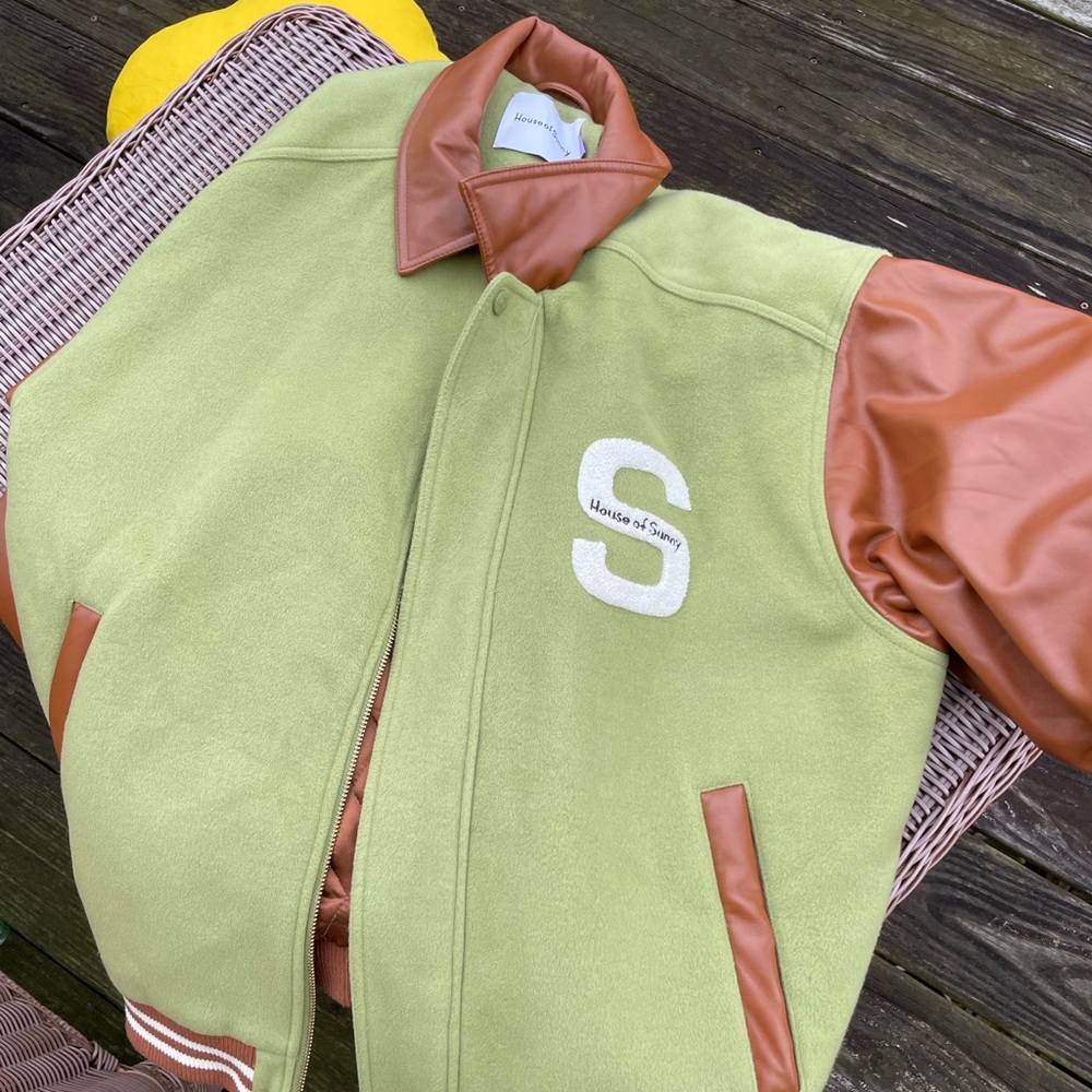 House of Sunny Pistachio Bomber
